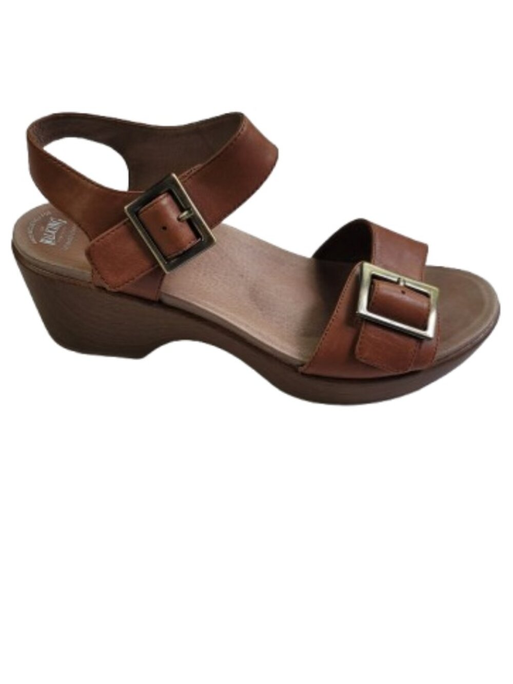 Dansko Jamey Leather Wedge Sandals Size 40 US 9.5-10 Brown Earthy Classic - Picture 10 of 10
